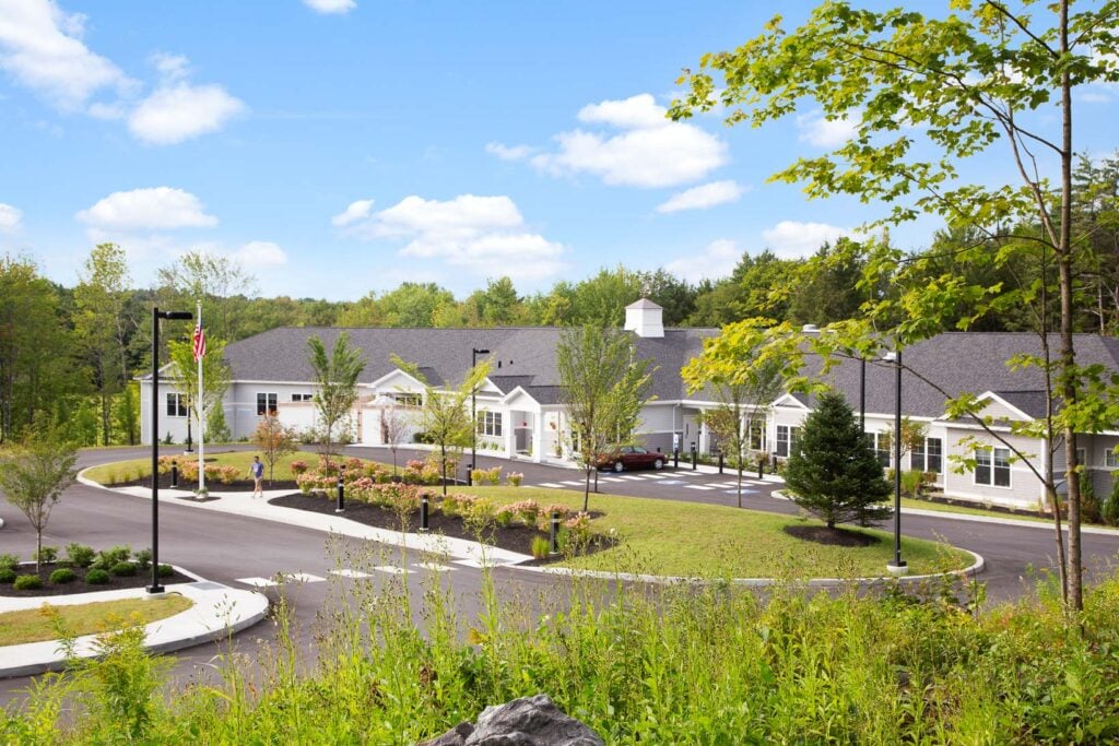 Exterior shot of Schooner Estates campus.